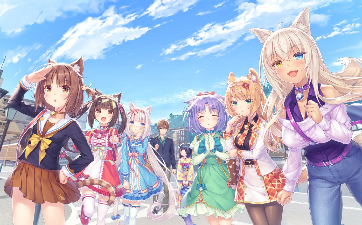 Neko Works Sayori Nekopara Azuki Chocola Cinnamon Nekopara Coconut Maple Nekopara Minaduki